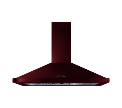 RANGEMASTER LEIHDC110CY/C Chimney Cooker Hood - Cranberry & Chrome RANGEMASTER LEIHDC110CY/C Chimney Cooker Hood - Cranberry & Chrome
